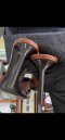 YSL HIGHT HEELS BROWN SIZE.36.5