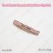 Miumiu ENAMELED METAL HARE CLIP PINK