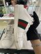 Gucci SNEAKERS BEE WHITE SIZE.36