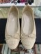 Chanel BALLET FLATS BEIGE SIZE.37