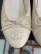 Chanel BALLET FLATS BEIGE SIZE.37