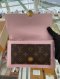 Louis Vuitton FLORE CHAIN WALLET MONOGRAM 2019
