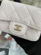 Chanel BELT BAG WHITE CAVIAR GHW HOLO30