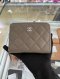 Chanel ZIPPED WALLET BEIGE MICROCHIP
