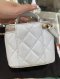 Chanel MINI VANITY BLUE LAMB GHW HOLO31653598