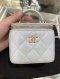 Chanel MINI VANITY BLUE LAMB GHW HOLO31653598