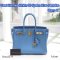 Hermes BIRKIN 30 BLUE GHW STAMP R 2014