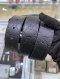 Gucci BELT BLACK SILVER SIZE.100