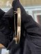 Chanel CC LOGO GOLD CRYSTAL BROOCH