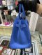 Hermes BIRKIN 30 BLUE GHW STAMP R 2014