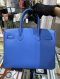 Hermes BIRKIN 30 BLUE GHW STAMP R 2014