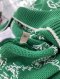 Gucci GG-INTARSIA COTTON CADIGAN GREEN SIZE.XS
