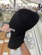 Miumiu DRILL BASEBALL BLACK CAP SIZE.S
