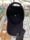 Miumiu DRILL BASEBALL BLACK CAP SIZE.S