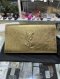 YSL BELLE DE JOUR CLUTCH GOLD 2015
