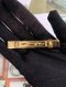 Miumiu ENAMELED METAL HARE CLIP PINK