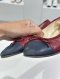 Chanel FLAT SHOES RED SIZE 36.5