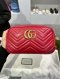 Gucci GG MARMONT CAMERA BAG 24 CM RED
