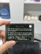 Chanel BOY 8" BLACK LAMB FUR GHW HOLO28