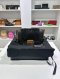Chanel BOY 8" BLACK LAMB FUR GHW HOLO28