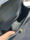 Chanel BOY 8" BLACK LAMB FUR GHW HOLO28