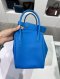 Hermes LINDY 34 BLUE HYDRA EVERCOLOR SHW STAMP X