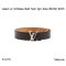 Louis Vuitton INITIALES BELT NOIR EPI SIZE 80/32 2019