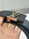 Louis Vuitton INITIALES BELT NOIR EPI SIZE 80/32 2019