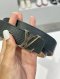 Louis Vuitton INITIALES BELT NOIR EPI SIZE 80/32 2019