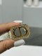 Dior CD 30 MONTAIGNE REVERSIBLE METALLIC BELT SIZE80 2022