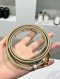 Dior CD 30 MONTAIGNE REVERSIBLE METALLIC BELT SIZE80 2022