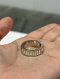 Dior CRYSTALS AND CD ICON RING SILVER SIZE S/58