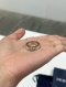 Dior CRYSTALS AND CD ICON RING SILVER SIZE S/58