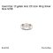Dior CRYSTALS AND CD ICON RING SILVER SIZE S/58