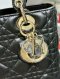Dior LADY MEDIUM BLACK LAMB GHW 2021