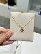 Dior CD Logo Vintage Necklace Gold