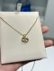 Dior CD Logo Vintage Necklace Gold