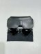 YSL LOULOU HEART-SHAPED SUNGLASSES BLACK