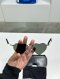 YSL LOULOU HEART-SHAPED SUNGLASSES BLACK
