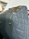 Chanel TRENDY CC BOWLING SMALL BLUE GREY LAMB GHW HOLO26
