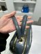 Chanel TRENDY CC BOWLING SMALL BLUE GREY LAMB GHW HOLO26