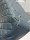 Chanel TRENDY CC BOWLING SMALL BLUE GREY LAMB GHW HOLO26
