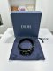 Dior CD LOGO REVERSIBLE BELT BLACK SIZE 95 2024