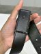 Dior CD LOGO REVERSIBLE BELT BLACK SIZE 95 2024