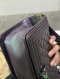 Chanel BOY 10" GOATSKIN PURPLE RAINBOW HOLO21