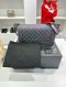 Chanel BOY 10" GOATSKIN PURPLE RAINBOW HOLO21