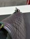 Chanel BOY 10" GOATSKIN PURPLE RAINBOW HOLO21