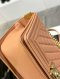 Chanel BOY 10" CARAMEL CALF GHW HOLO25806719