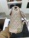 Chanel URBAN SPIRIT MINI BACKPACK GREY LAMB GHW HOLO27