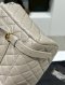 Chanel URBAN SPIRIT MINI BACKPACK GREY LAMB GHW HOLO27